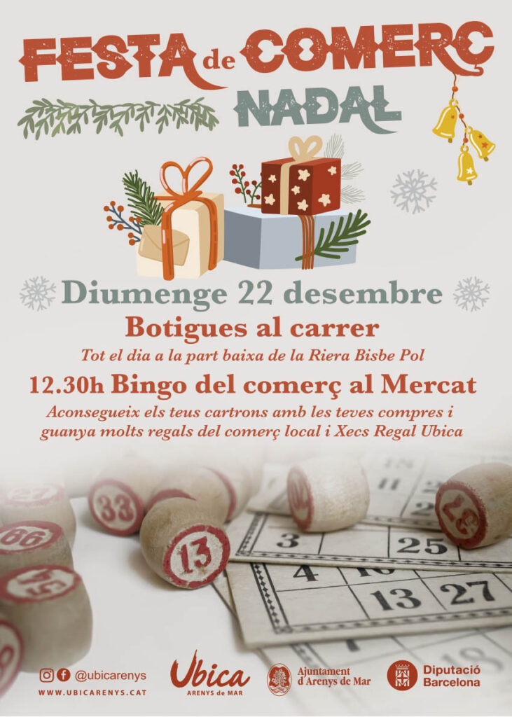 Festa del comerç Nadal: Bingo!